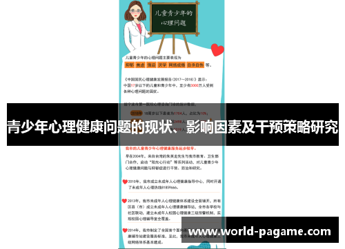 青少年心理健康问题的现状、影响因素及干预策略研究